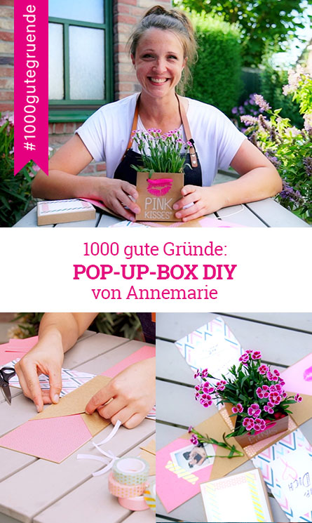 Annemarie von 1000 gute Gründe für Blumen und Pflanzen stellt ein DIY mit Pink Kisses vor und gibt Tipps zur Pflege der niedlichen Mininelke.